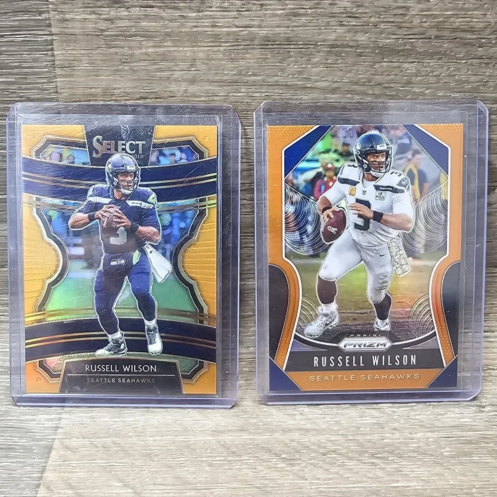 2019 Panini Select Prizm #95 Russell Willson #258 /49 /249 Lot‎ Of 2 Seahawks